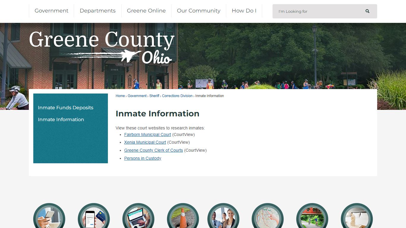 Inmate Information | Greene County, OH - Official Website